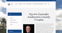 Desktop Screenshot of andersoncountytrustee.com